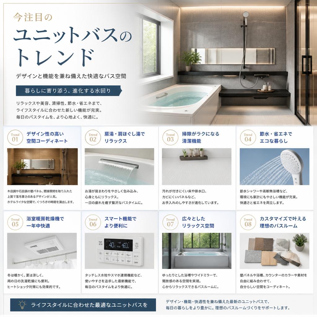 最新の水回りトレンド