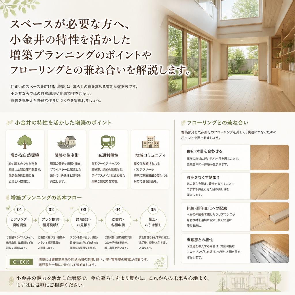 増築プランニングのアイデア
