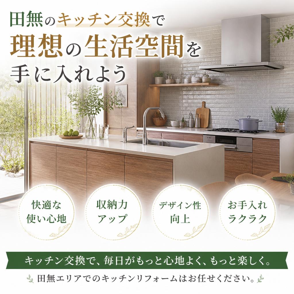 田無のキッチン交換で理想の生活空間を手に入れよう