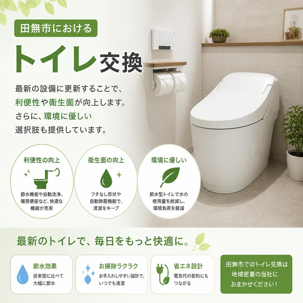 2. 田無でのトイレ交換のメリット