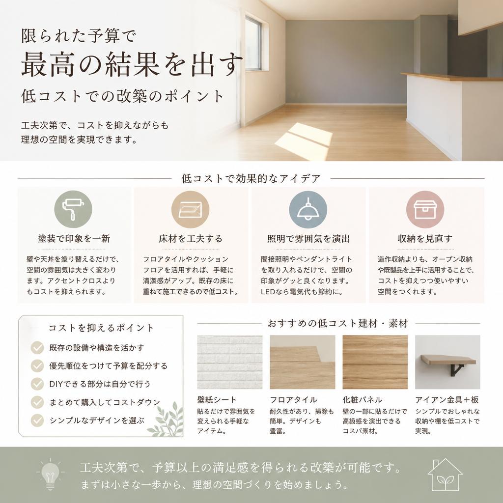 低予算でも諦めない！