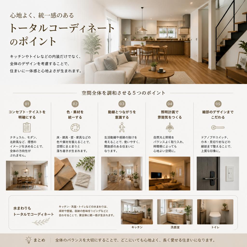 内装コーディネートのポイント